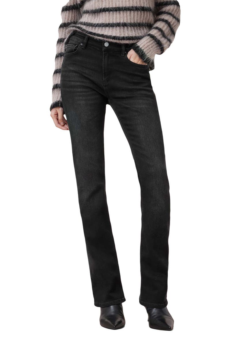 Haldan Slim Fit Jeans, Main, color, WASHED BLACK