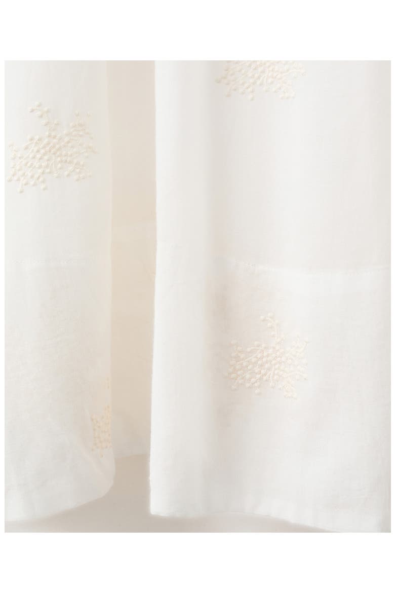Embroidered Cotton Maxi Skirt, Alternate, color, ECRU
