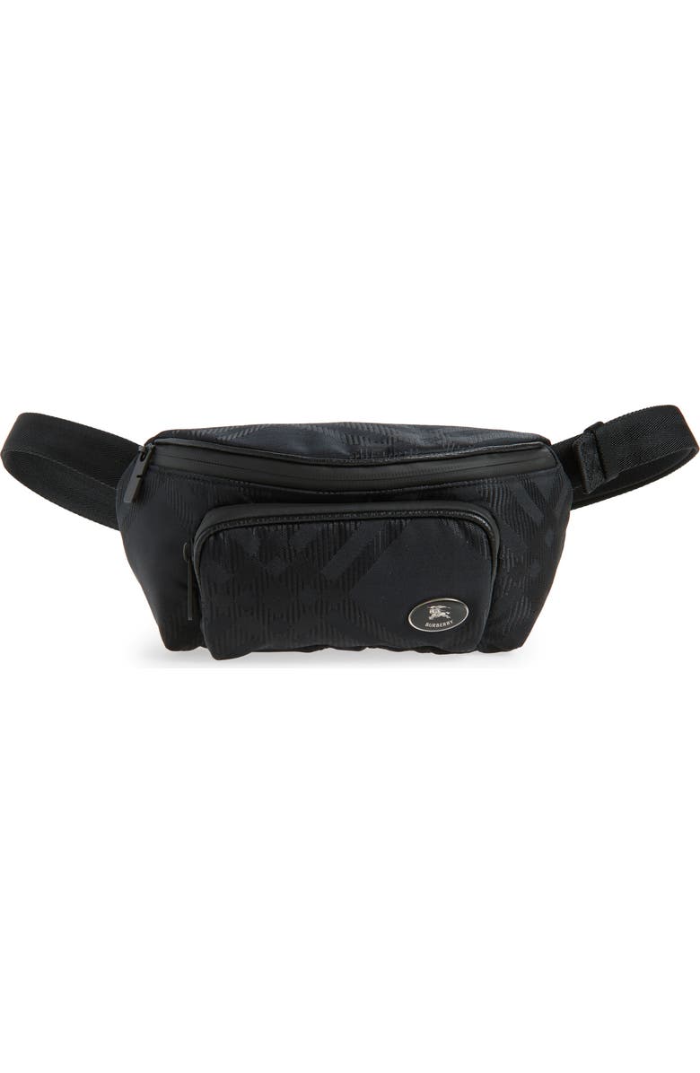 Burberry Small Check Belt Bag, Main, color,