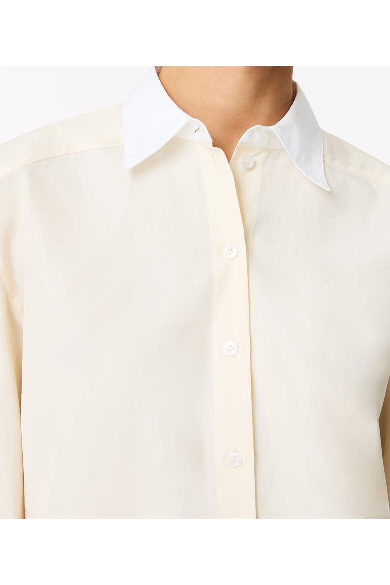 Pleat Back Shirt, Alternate, color, Ecru