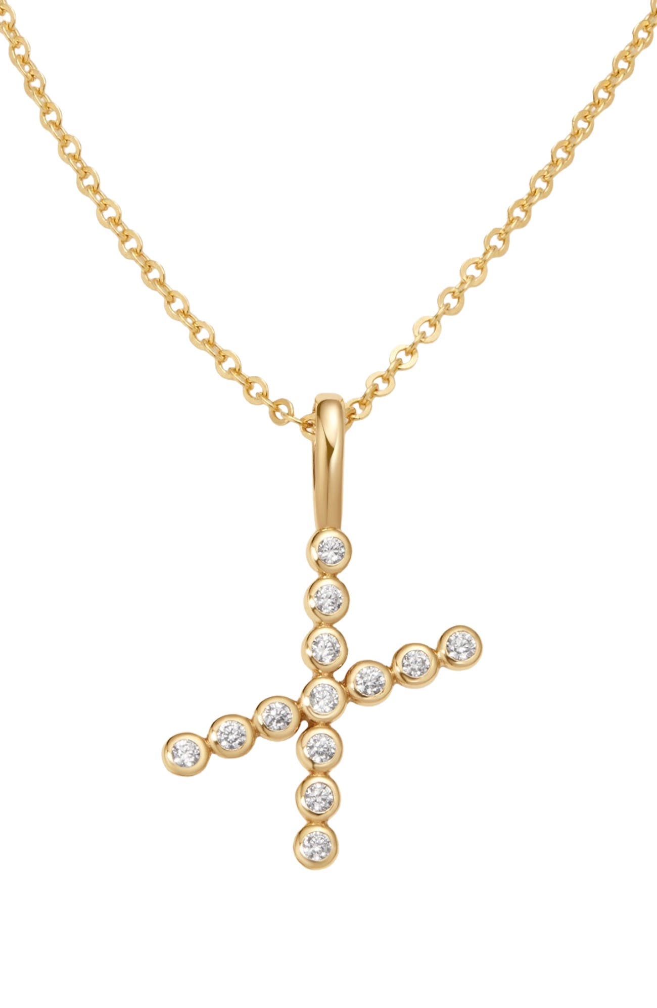 Gold Vermeil Initial X