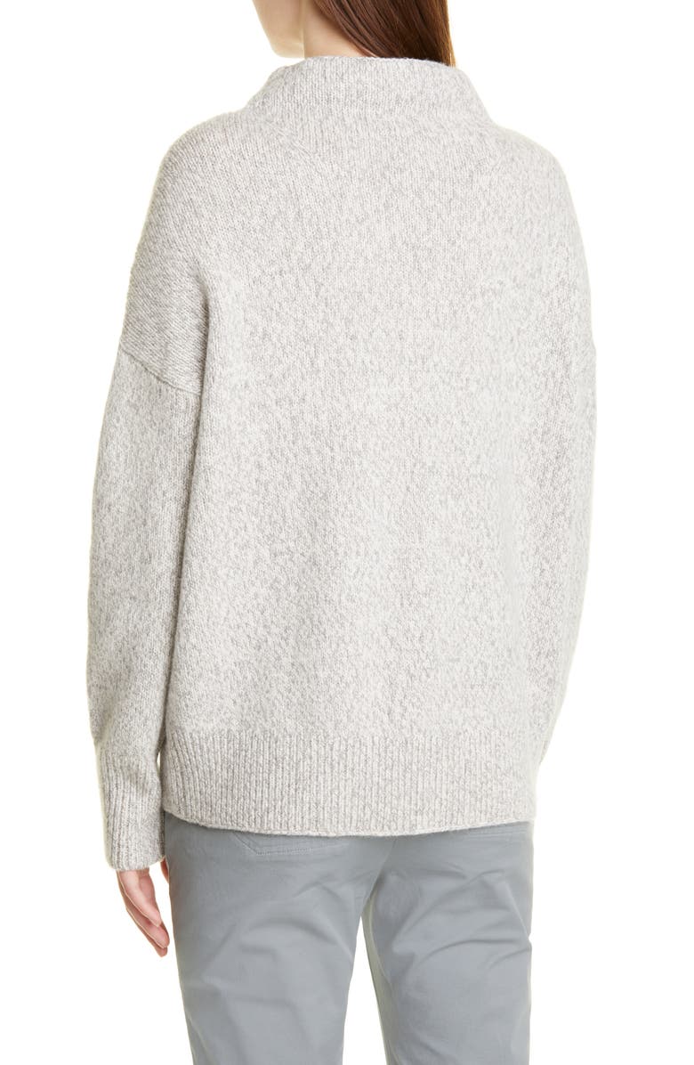 Vince Marled Funnel Neck Wool Blend Sweater, Alternate, color,