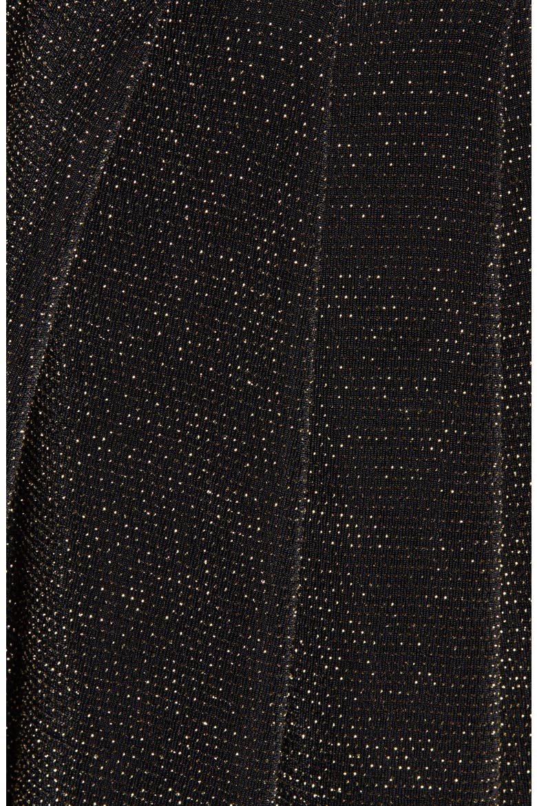 Lauren Metallic Drape Top, Alternate, color, GOLD
