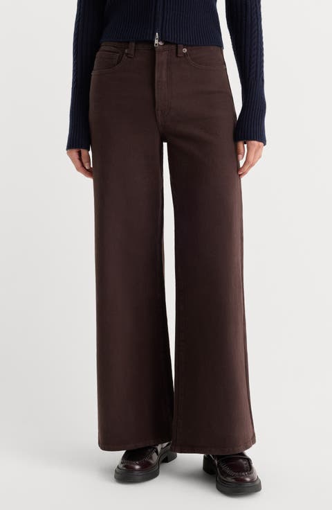 Good Waist High Waist Wide Leg Palazzo Jeans