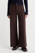 Good American Good Waist High Waist Wide Leg Palazzo Jeans