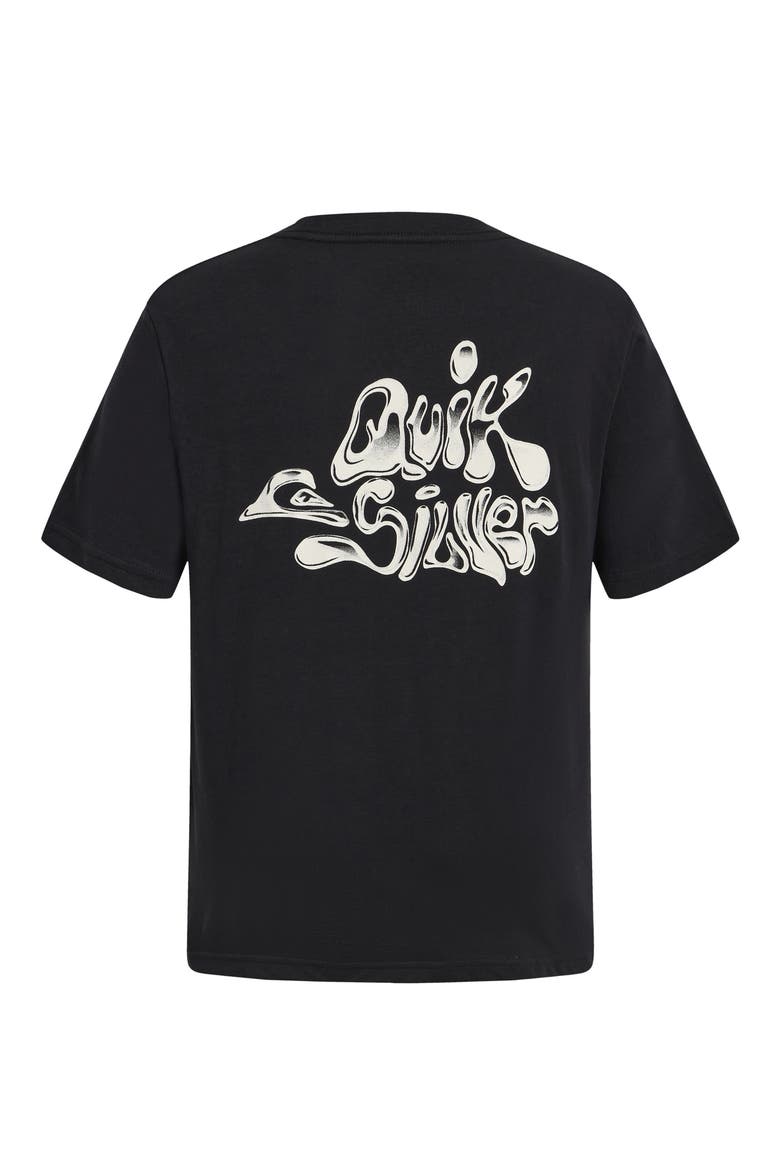 Kids' Glob Cotton Graphic T-Shirt, Alternate, color, BLACK