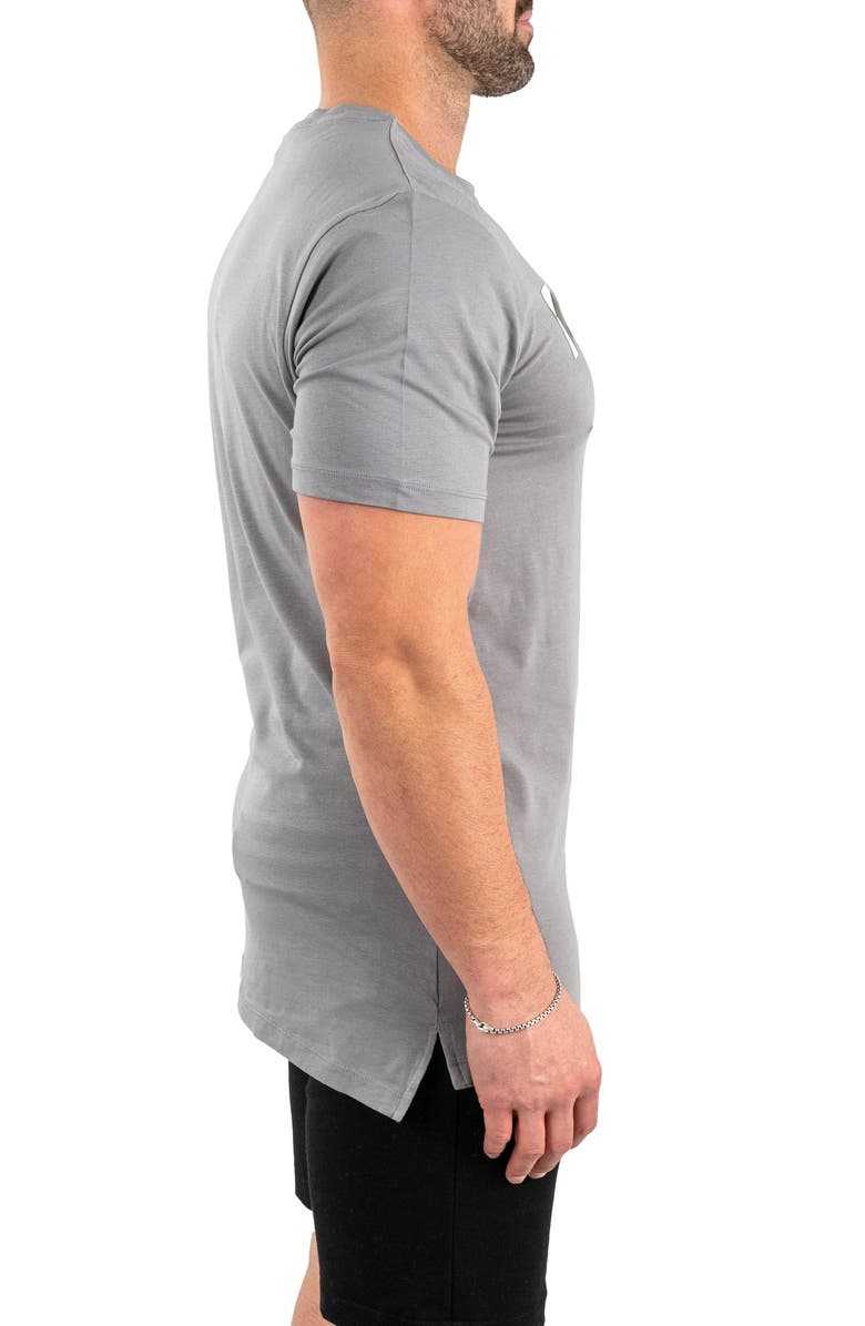 Maceoo Scrabble Logo Cotton Graphic T-Shirt, Alternate, color, Grey