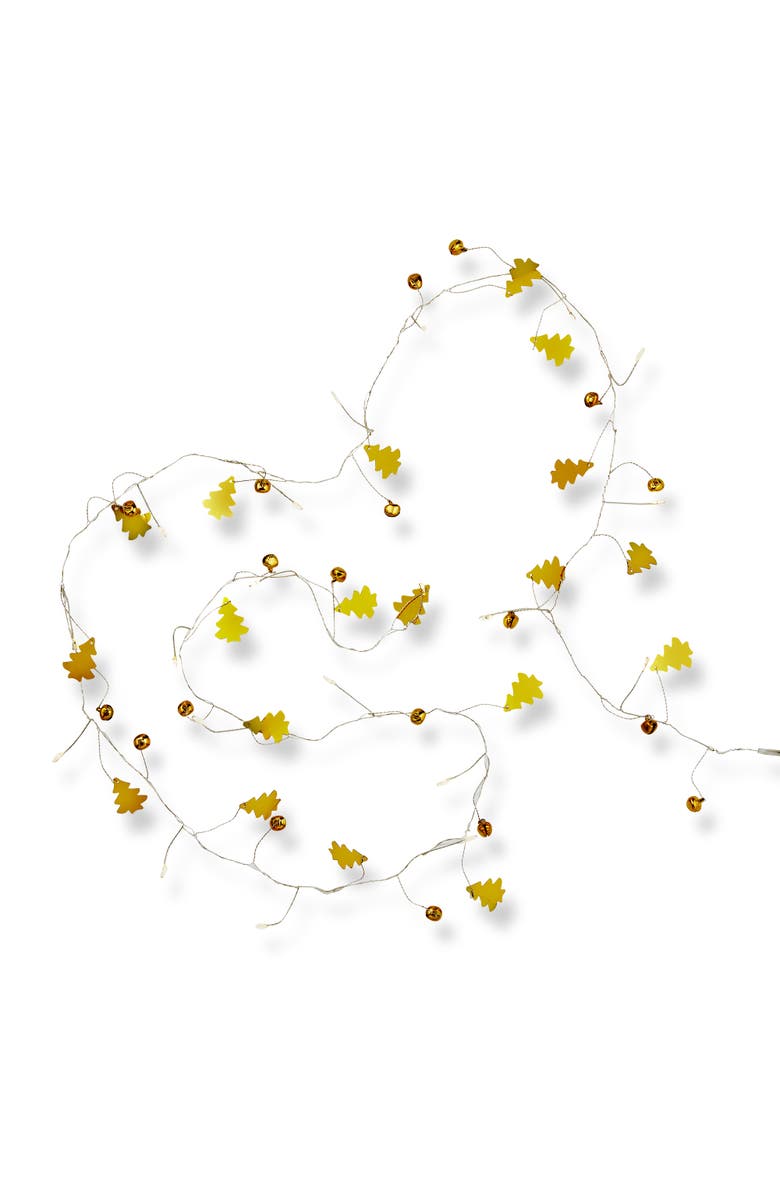 tag Gold Tree LED String Lights - Indoor Christmas Novelty Decor, Main, color, Gold