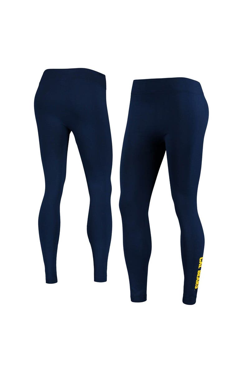 ZOOZATZ Women's ZooZatz Navy Cal Bears Fleece Lined 2.0 Leggings, Main, color, 