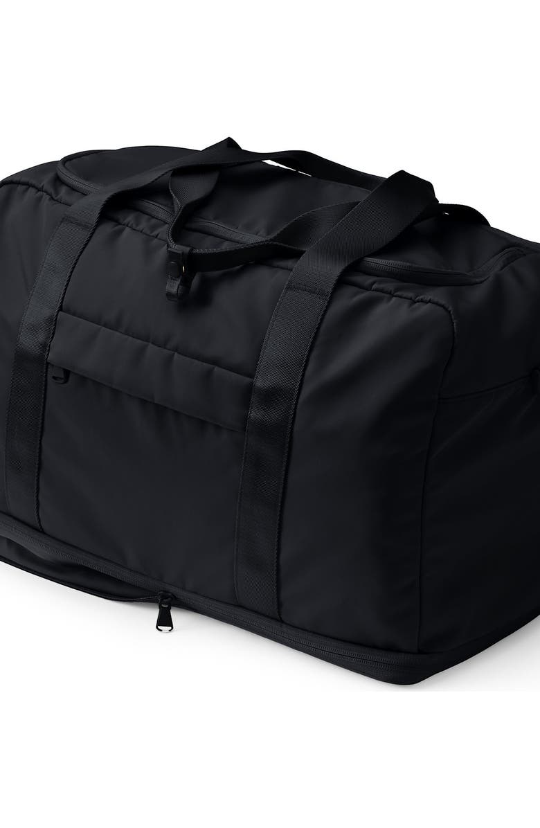 Lands' End Travel Carry On Luggage Duffle Bag, Alternate, color, Black
