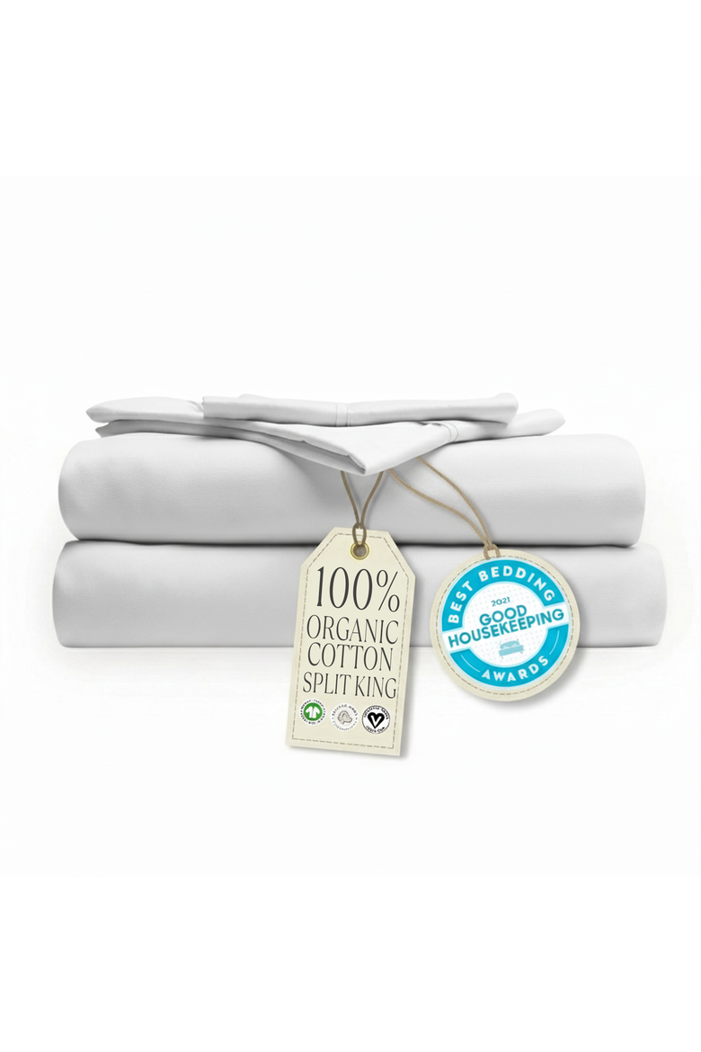 Organic Cotton Sheet Set, Alternate, color, White