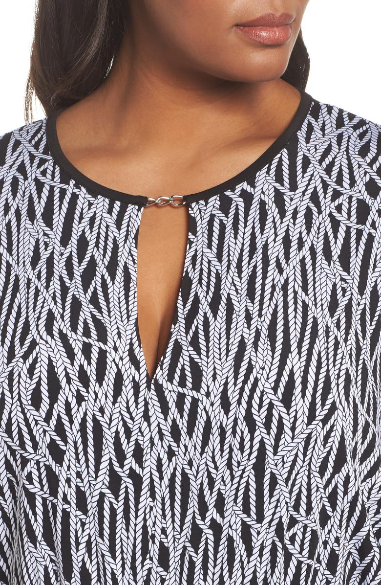 MICHAEL Michael Kors Chained Keyhole Neck Jumpsuit, Alternate, color, 