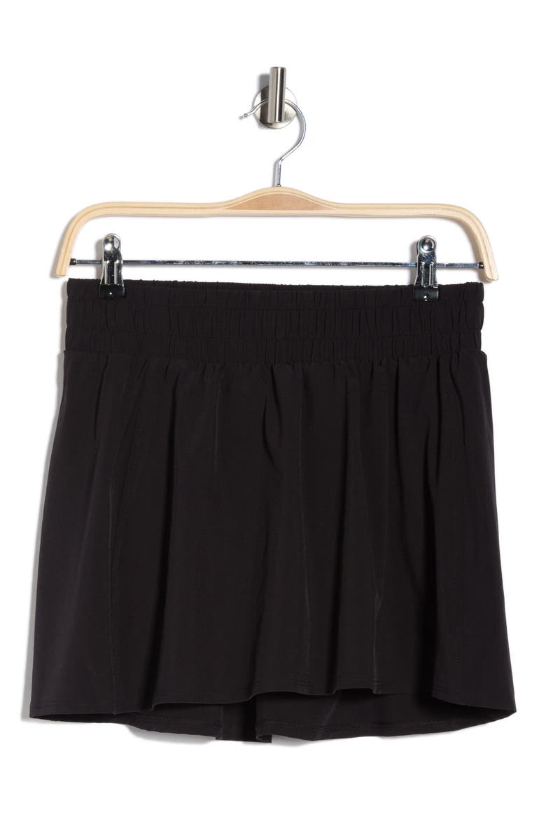Interval High Waist Skort, Alternate, color, BLACK
