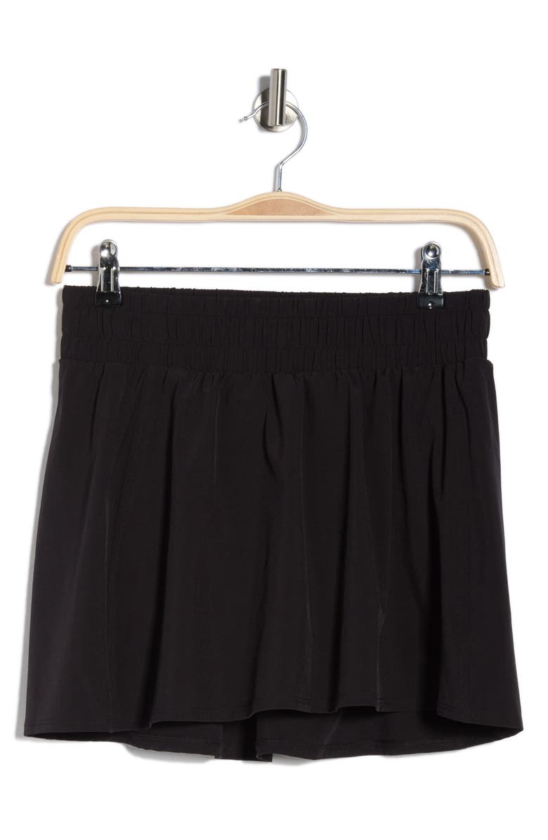 Z by Zella Interval High Waist Skort, Alternate, color, Black