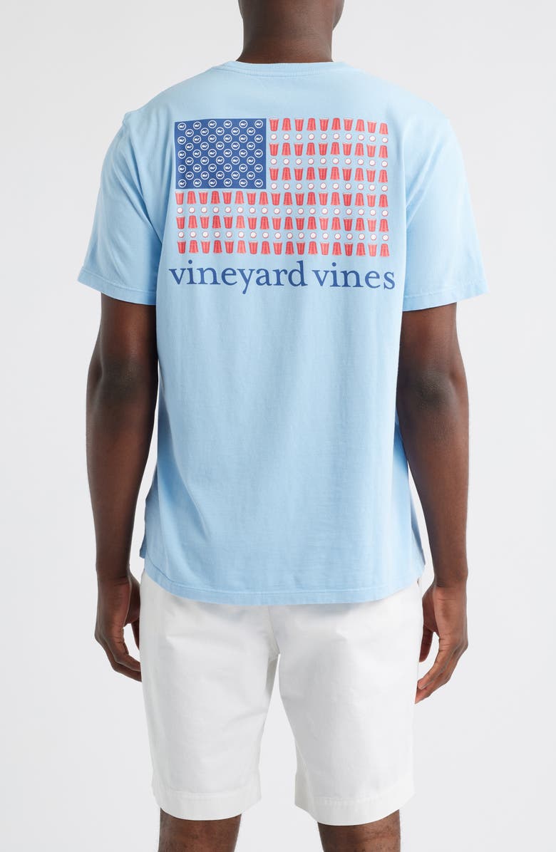 vineyard vines Party in the USA Pocket Graphic T-Shirt, Alternate, color, Jake Blue