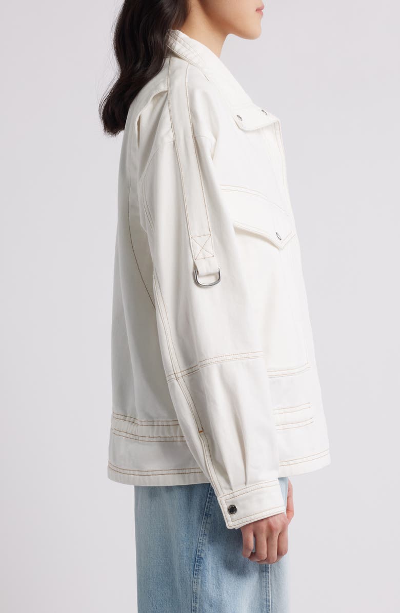 BOSS Orange Jarline Jacket, Alternate, color, Soft Cream