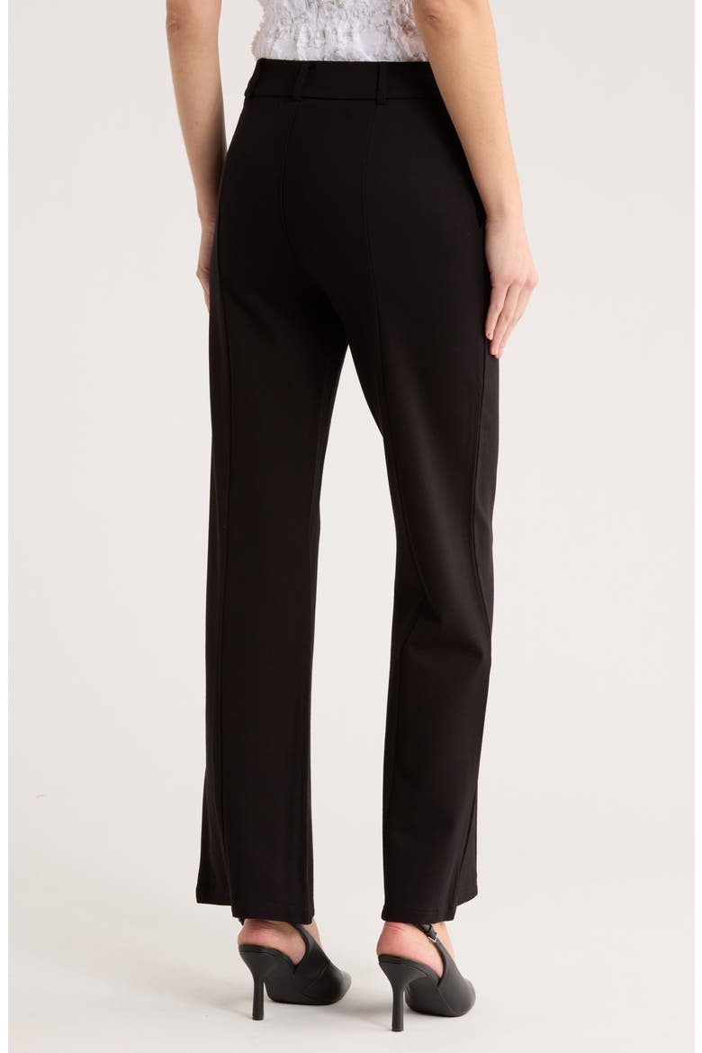 Straight Leg Pants, Alternate, color, BLACK