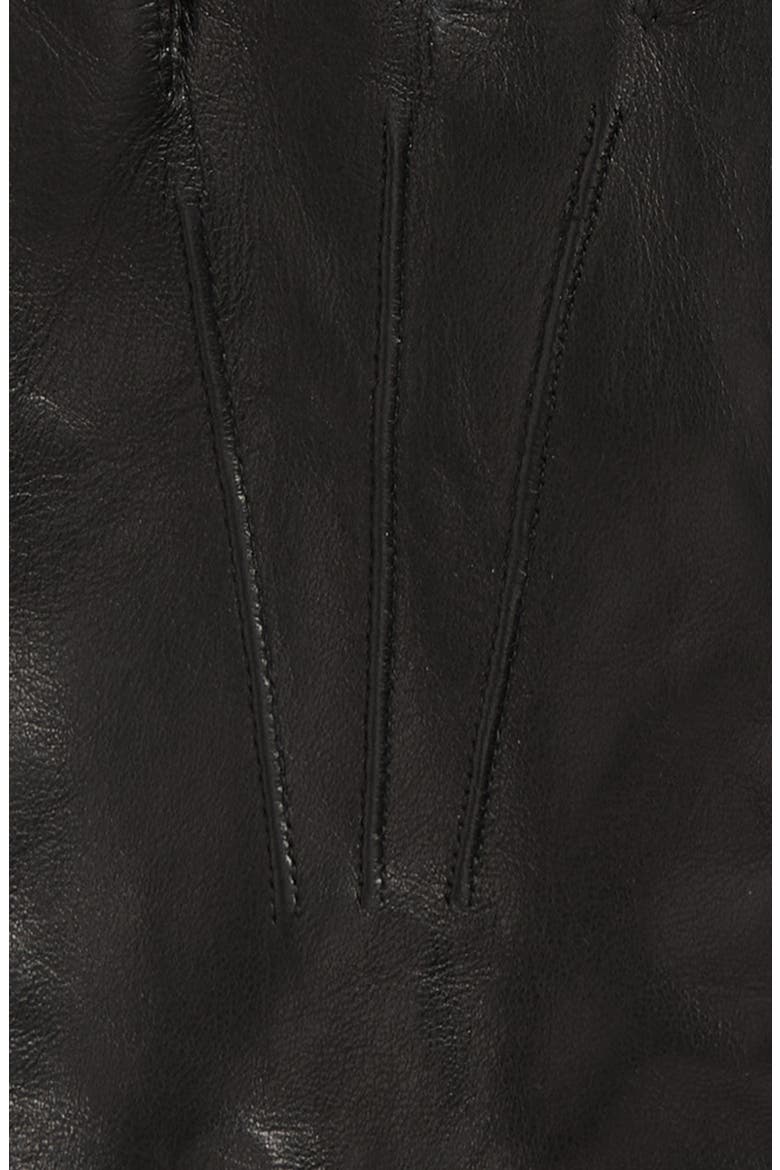 Napa Leather Light Gloves, Alternate, color, BLACK