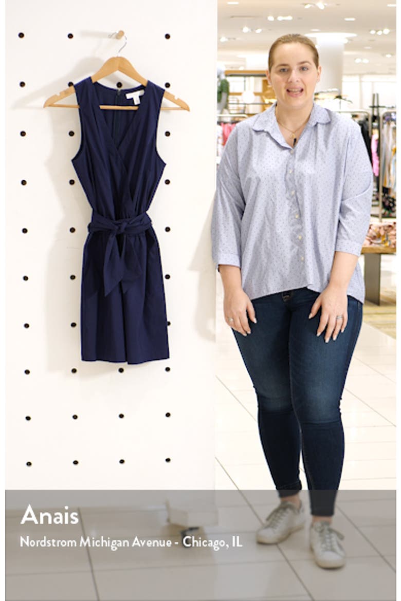 Sleeveless Poplin Romper video