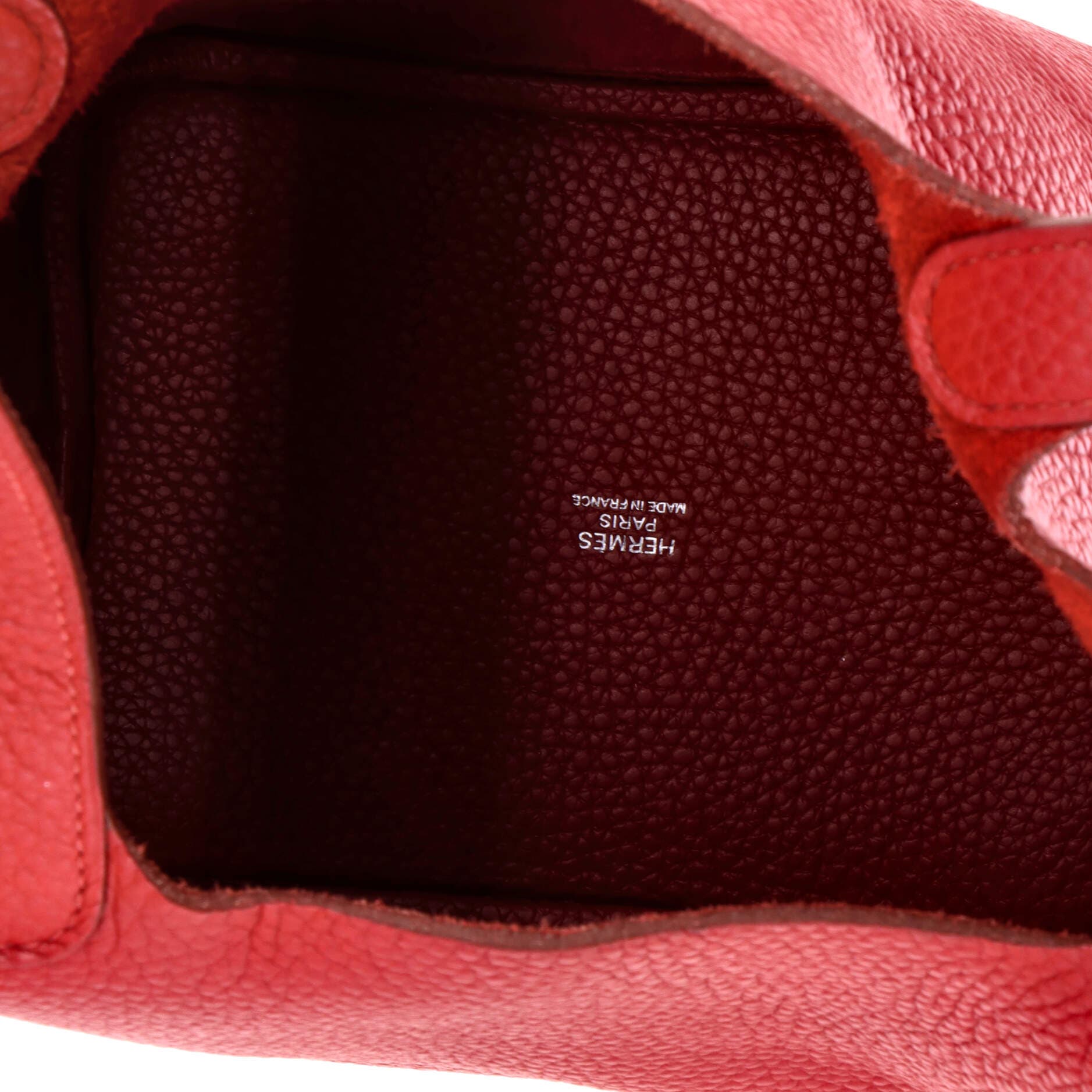 Pre-Owned Hermes Picotin Lock Bag Clemence PM, Alternate, color, Rouge Garance