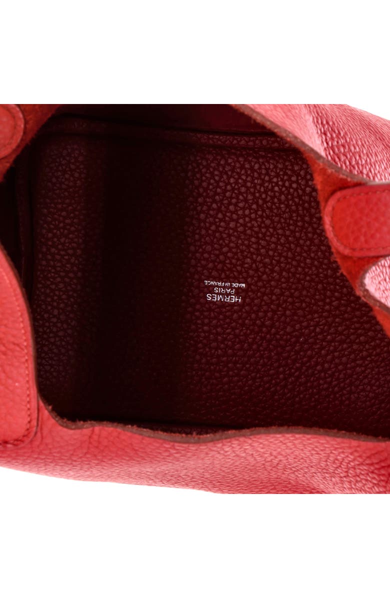 Pre-Owned Hermes Picotin Lock Bag Clemence PM, Alternate, color, Rouge Garance