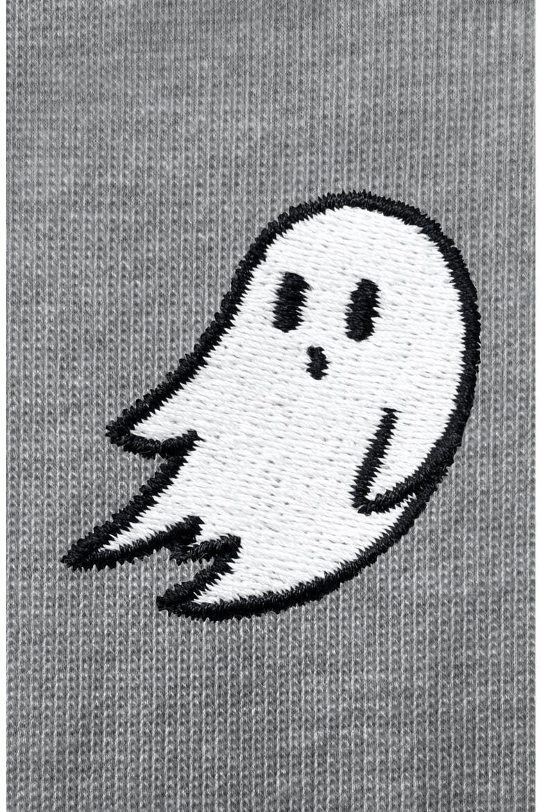Mens Ghost Hooded Long Sleeve Jersey Tee, Alternate, color, Gray