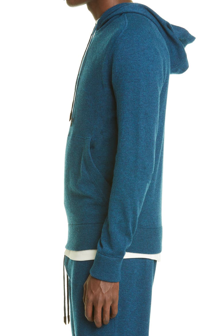Premium Cashmere Hoodie, Alternate, color, BLUE