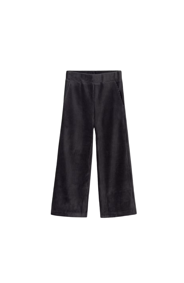 Mayoral Corduroy Flared Trousers, Main, color, Black