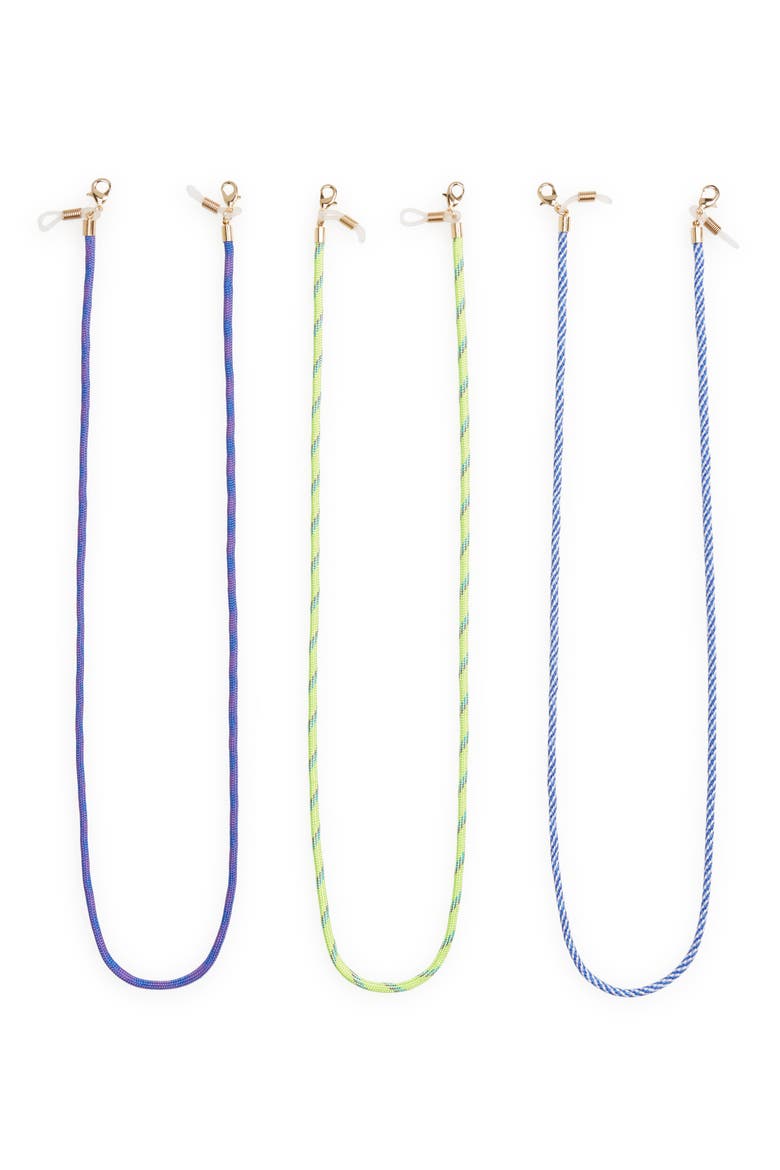 3-Pack Face Mask Chain, Main, color, NEON
