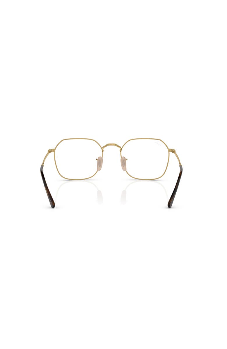 Ray-Ban 53mm Irregular optical glasses, Alternate, color, Gold
