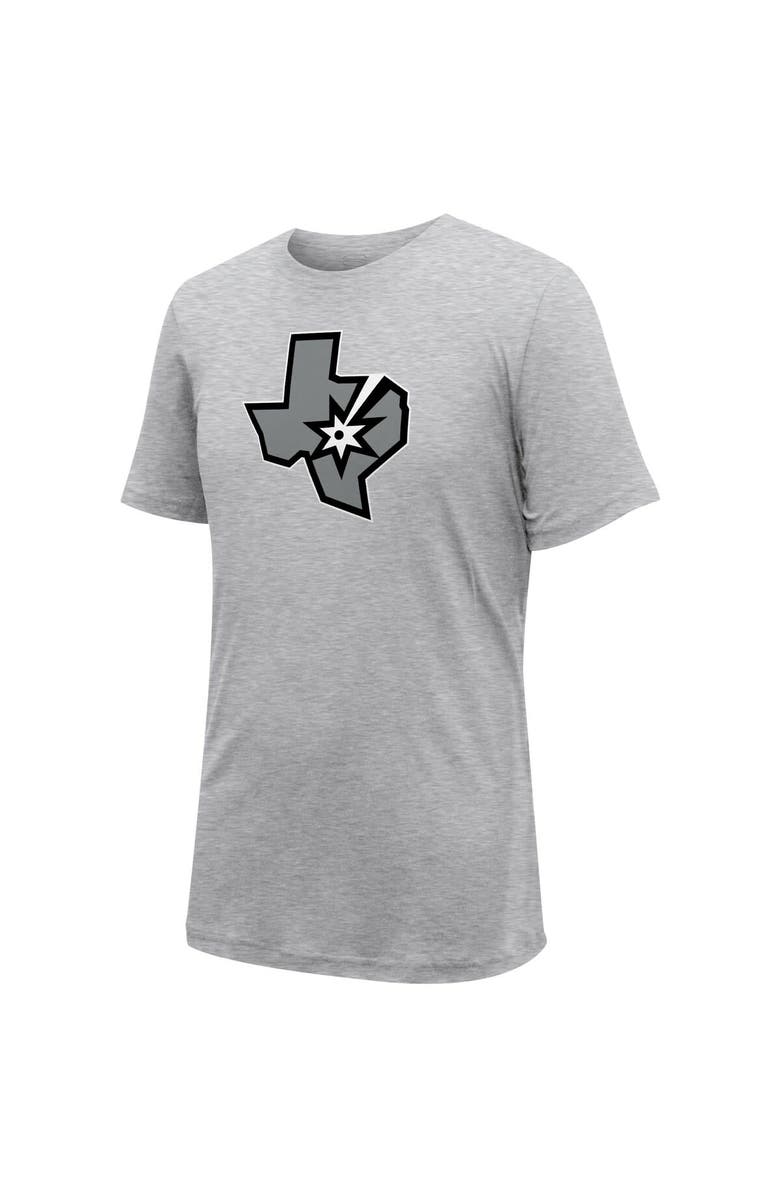 Stadium Essentials Unisex Stadium Essentials Gray San Antonio Spurs Primary Logo T-Shirt, Alternate, color, Gray