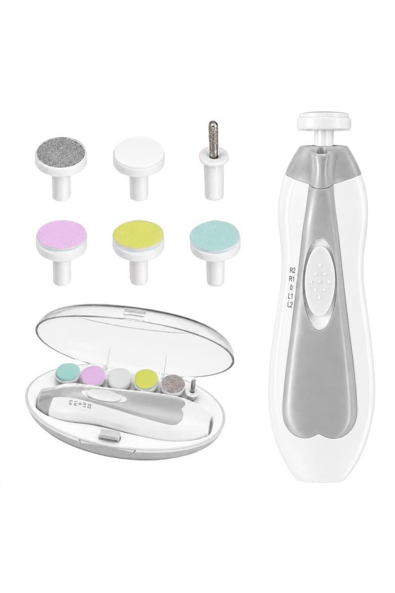 Electric Baby Nail Trimmer Gentle Care Kit, Main, color, Gray