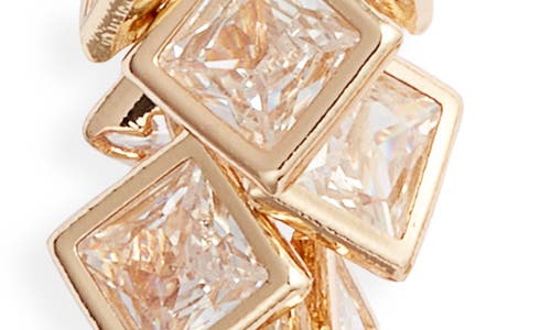 Nordstrom Shaky Cubic Zirconia Cluster Drop Earrings In Gold