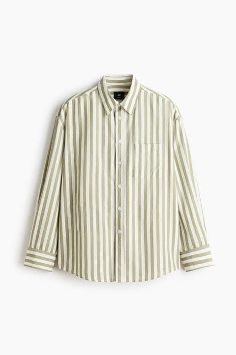 Relaxed Fit Poplin Shirt