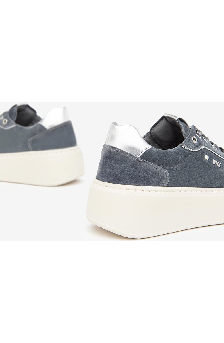 NeroGiardini Platform Sneaker, Alternate, color, Denim