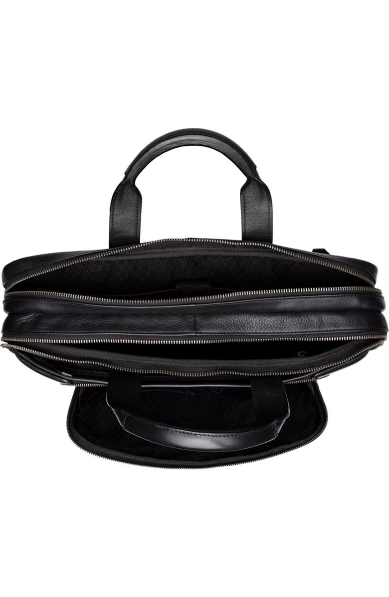 Bosca Double Zip Leather Laptop Brief, Alternate, color,