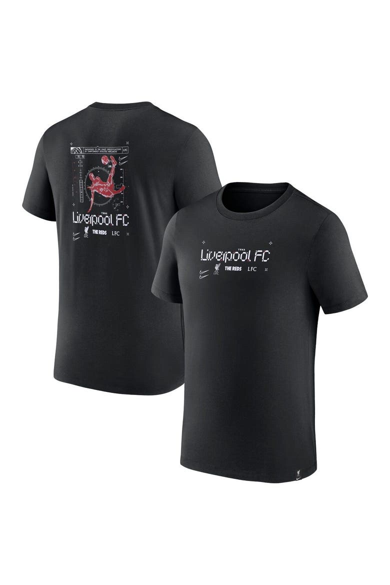 Men's Nike Black Liverpool Air Traffic T-Shirt, Main, color, Black