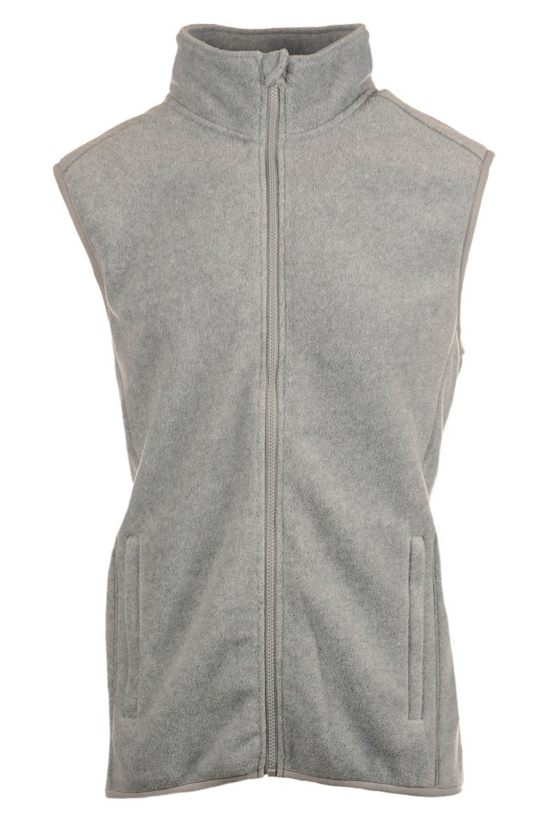 Polar Fleece Vest, Alternate, color, HEATHER GREY