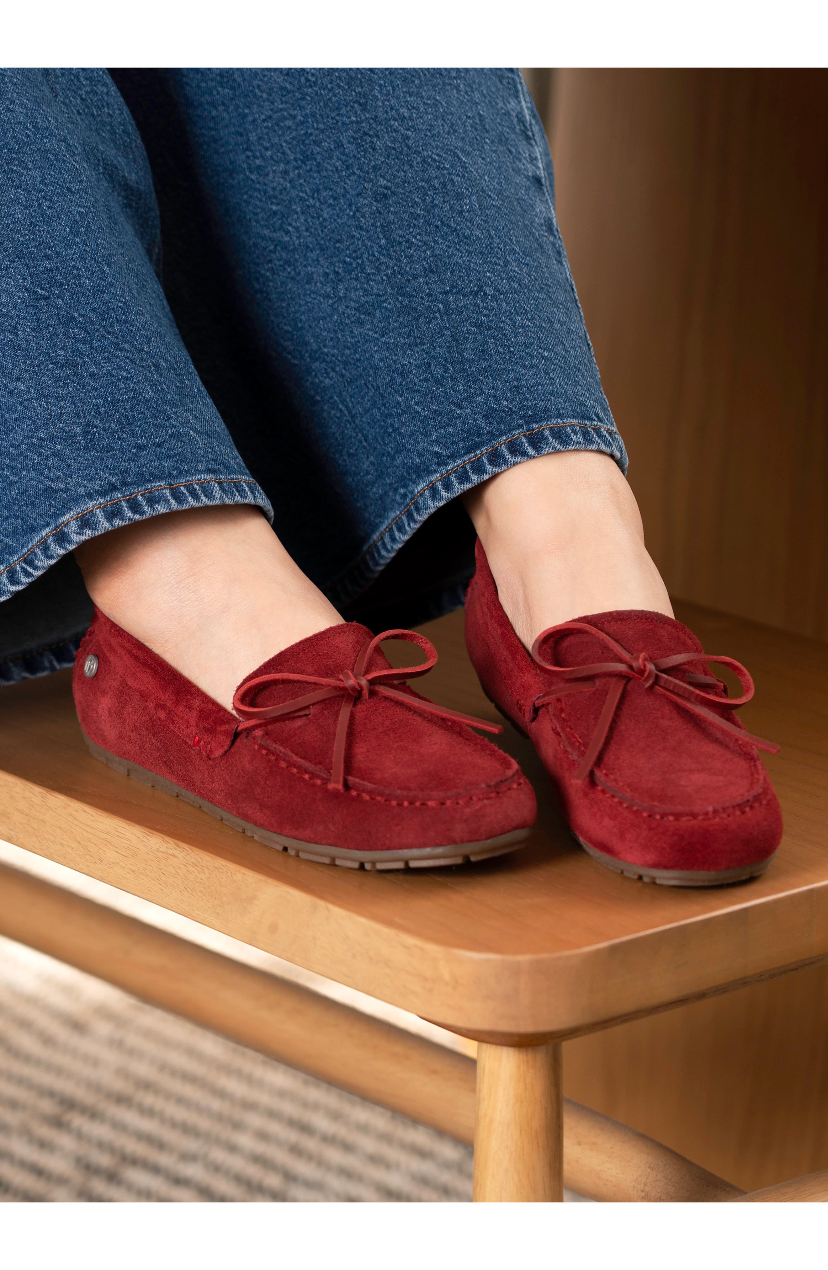 Moc Toe Driving Loafer, Alternate, color, RED