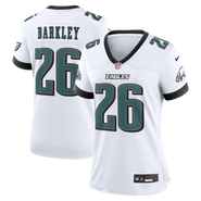 Nike Women's Nike Saquon Barkley White Philadelphia Eagles Game Jersey