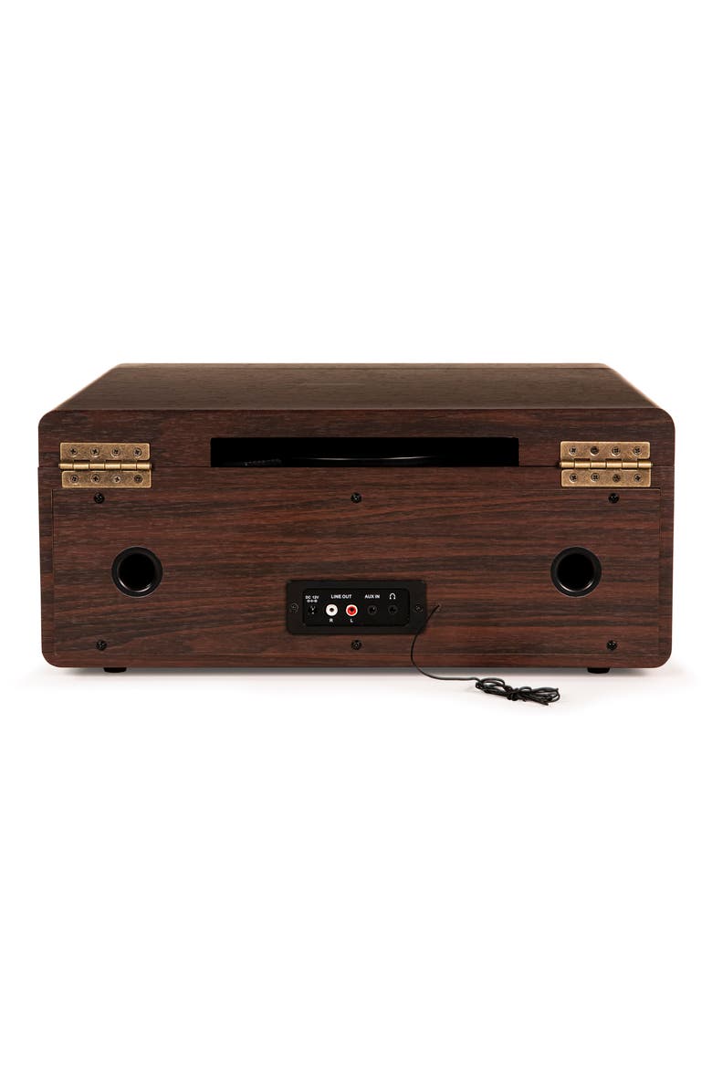 Rhapsody 7-in-1 Record Player, Alternate, color, MAHOGANY