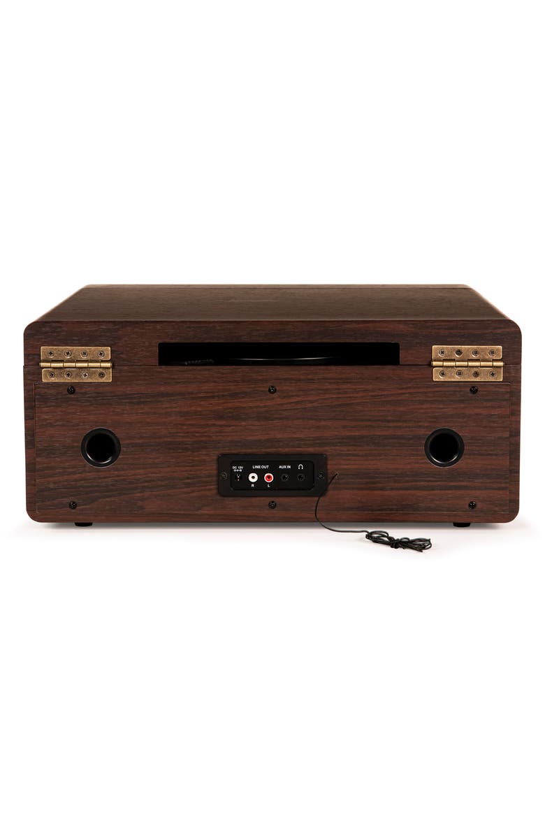 Crosley Radio Rhapsody 7-in-1 Record Player, Alternate, color, Mahogany