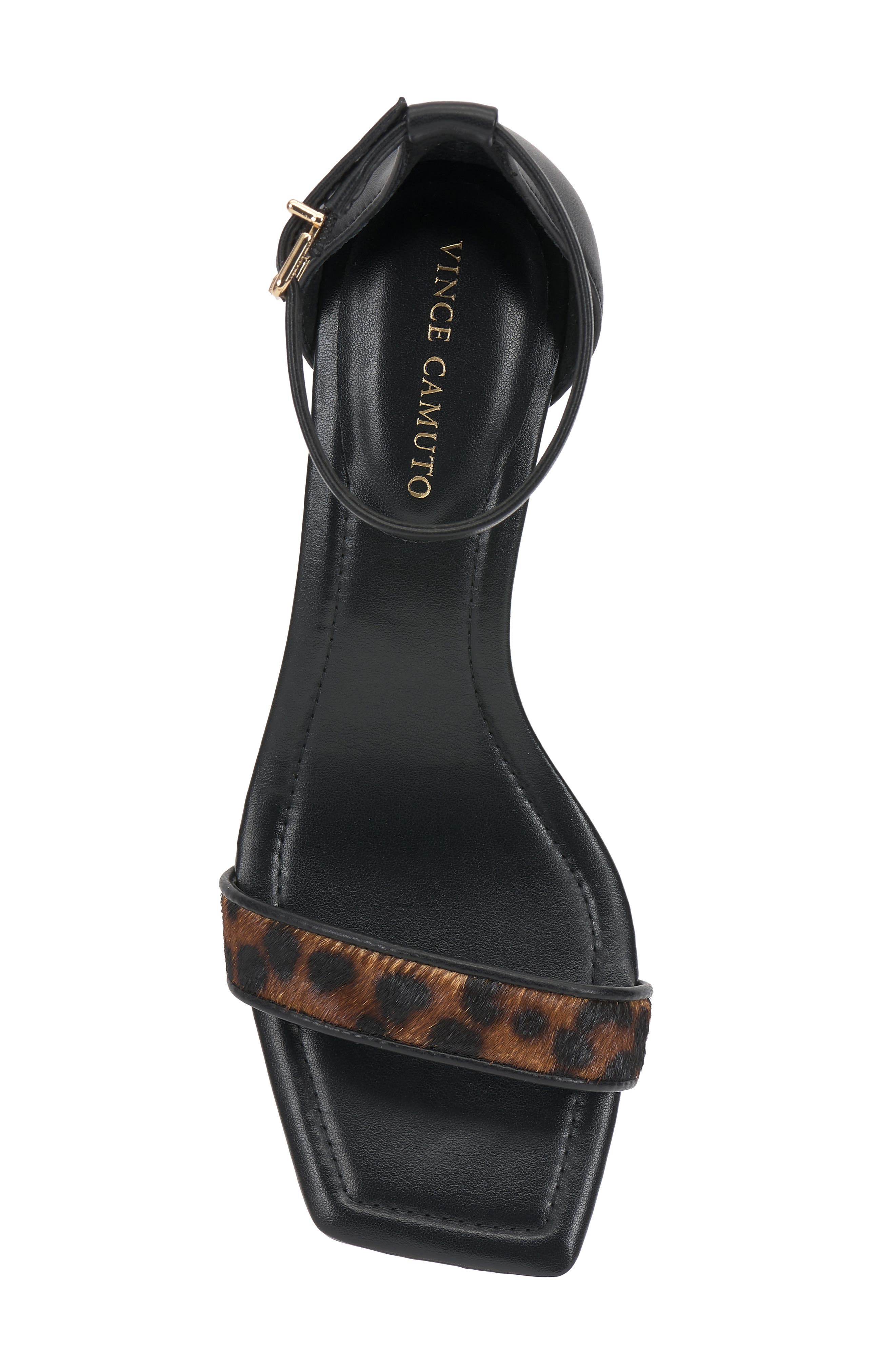 Vince Camuto Vinkley Sandal, Alternate, color, Camel Black Soft Leopard