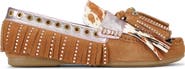 Kurt Geiger London Genuine Calf Hair Tassel Fringe Loafer