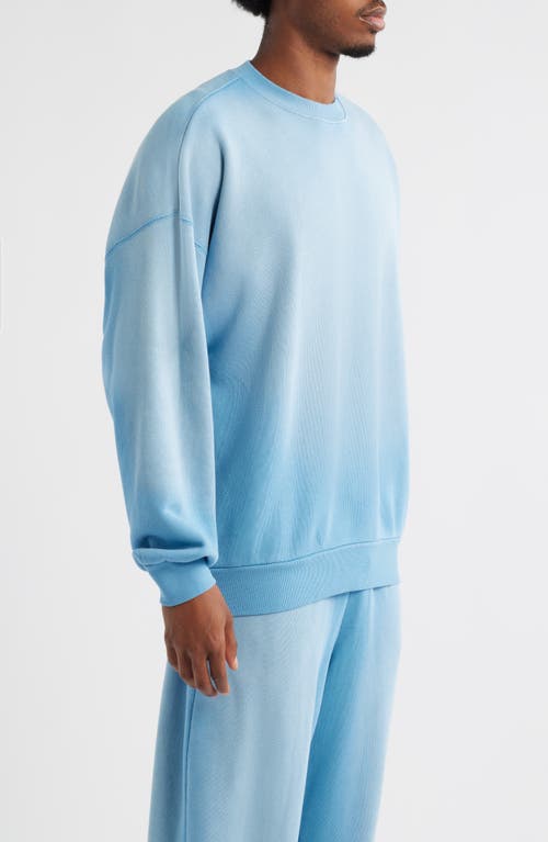 Elwood Core Oversize Crewneck Sweatshirt In Blue