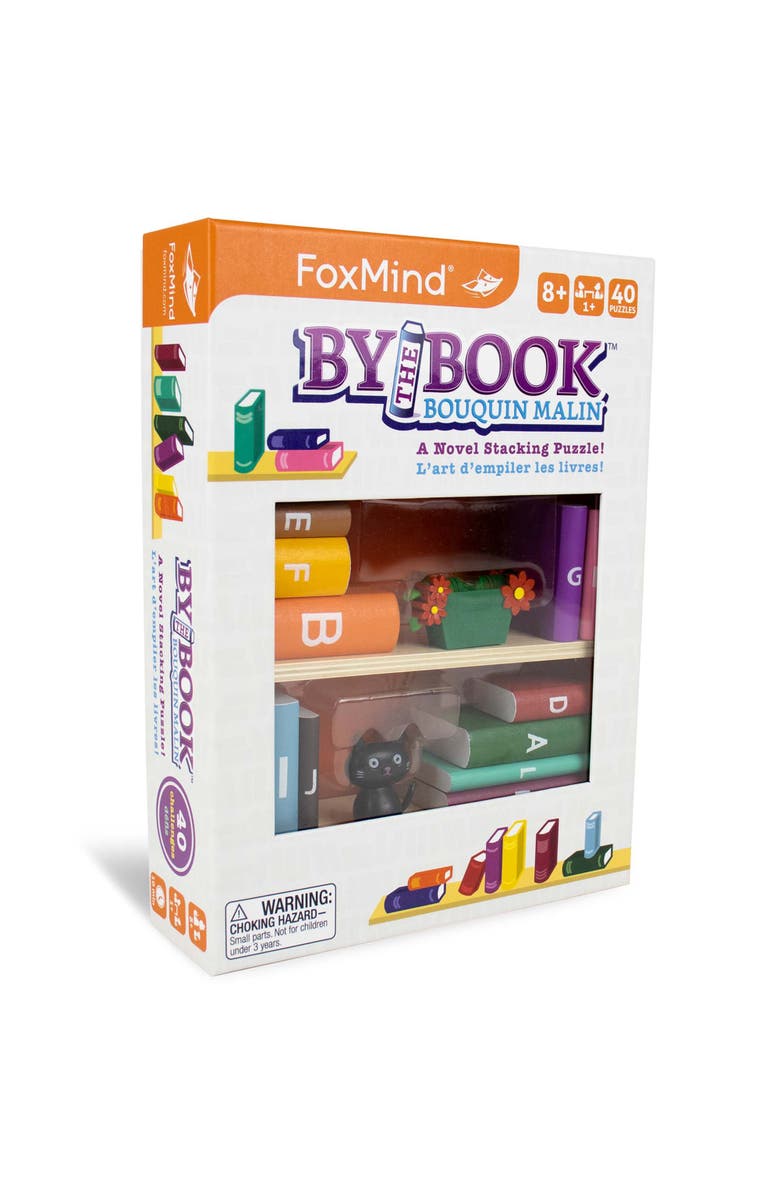 FoxMind Games By The Book A Novel Stacking Puzzle, Brainteaser, Main, color, Multicolored