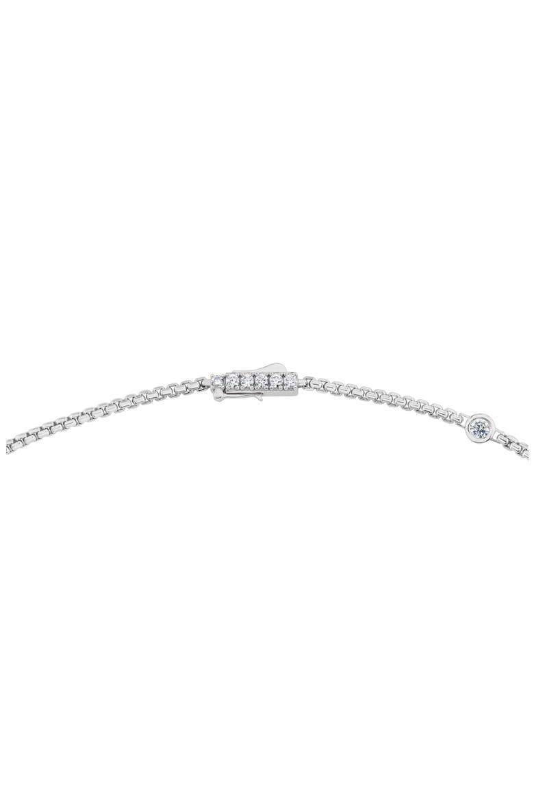 Layer Up Rounded Box Chain Necklace, Alternate, color, PURE PLATINUM / CLEAR STONE