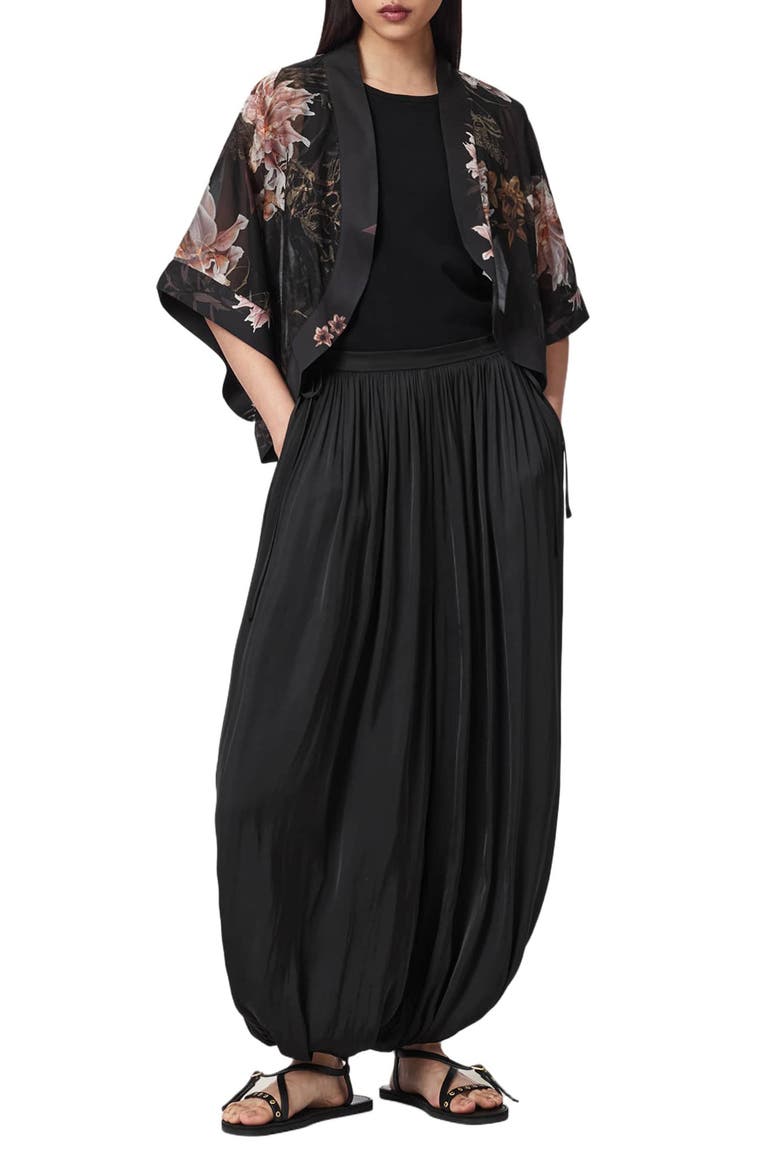 Eshe Balloon Pants, Alternate, color, BLACK