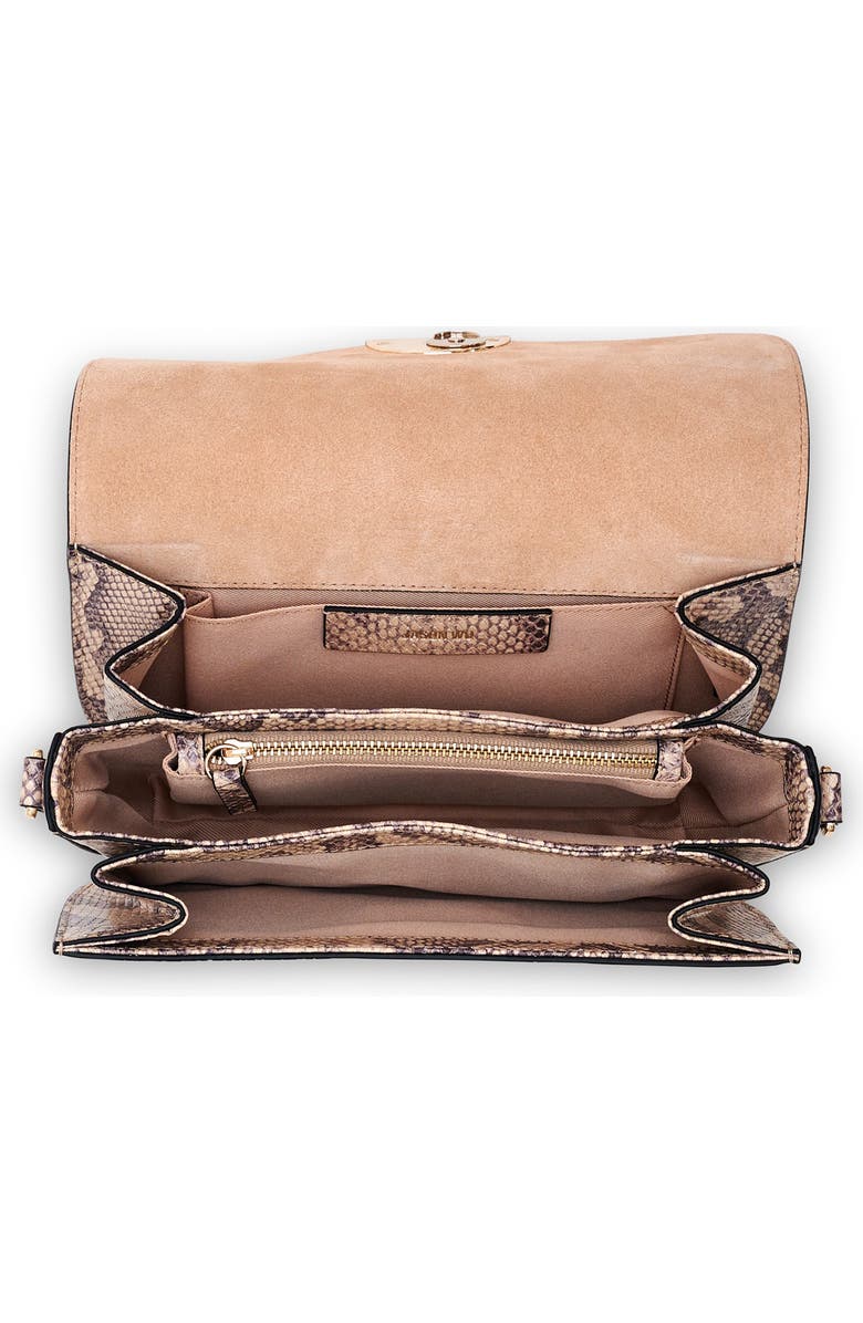 JASON WU Orbit Snakeskin Print Leather Crossbody Bag, Alternate, color,