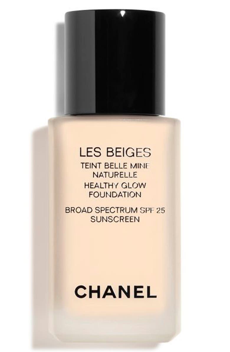 CHANEL LES BEIGES HEALTHY GLOW <br />Foundation Broad Spectrum SPF 25 Sunscreen, Main, color,